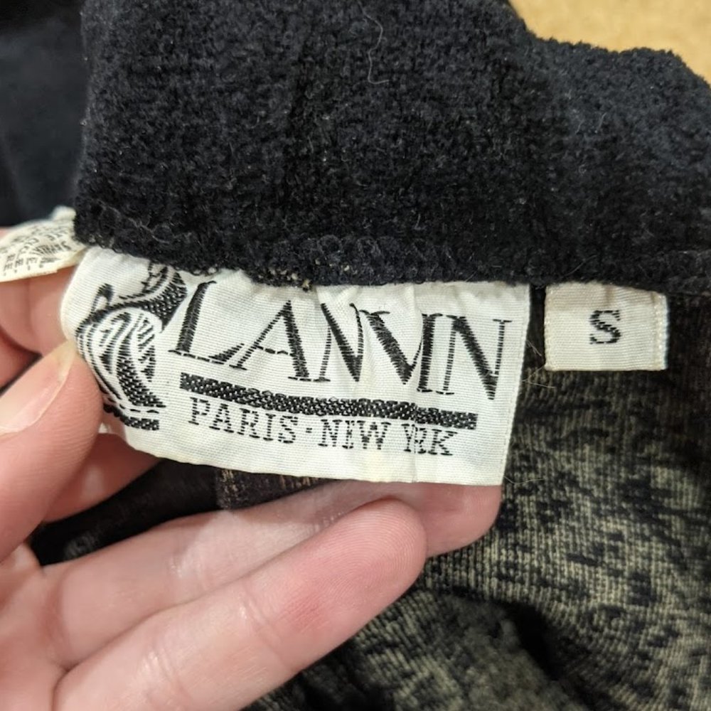 Vintage Lanvin Black Soft Pants - Picture 3 of 4